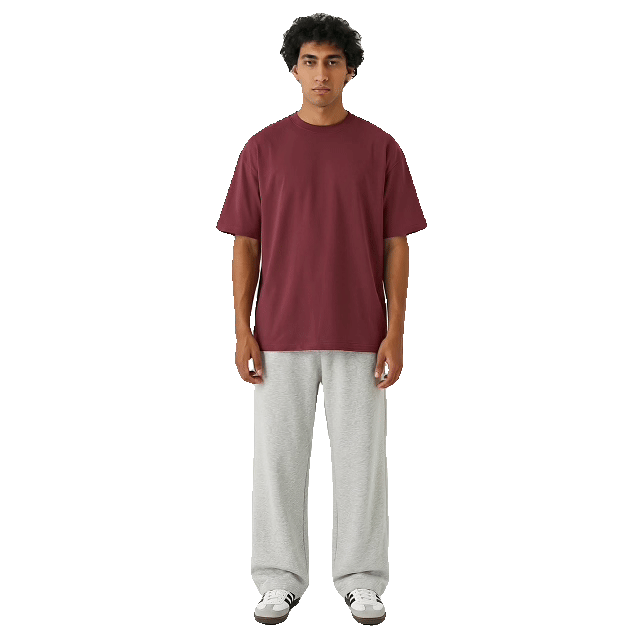 Burgundy Oversized Shirt