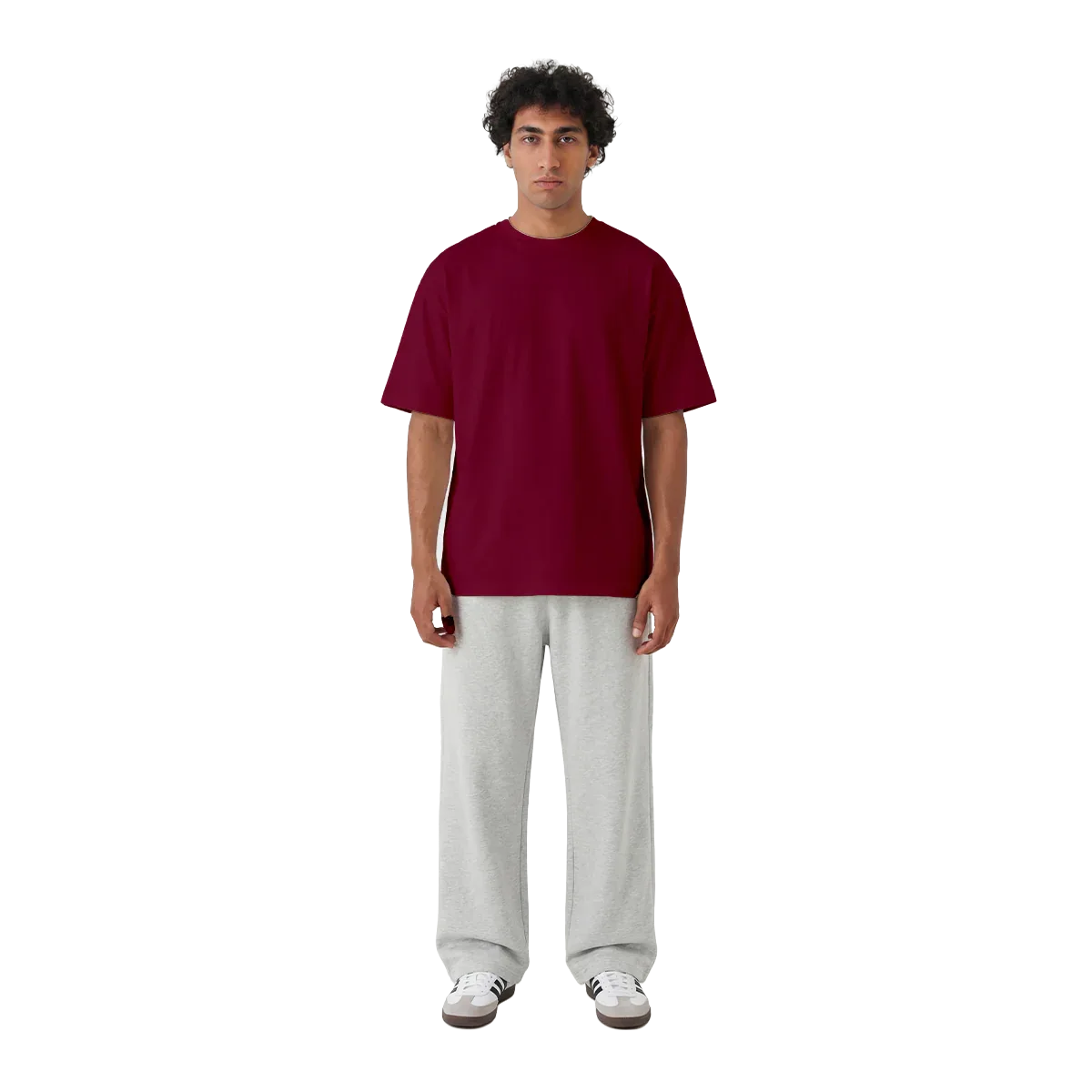 Burgundy Oversized Shirt